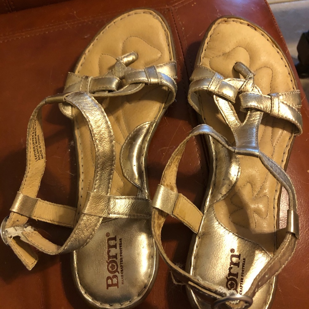 Born Gold Sandals